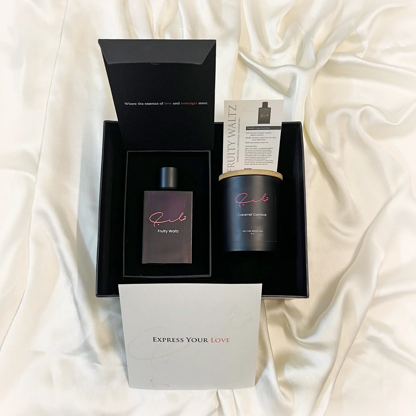 qalb-gift box bundle-perfume candle