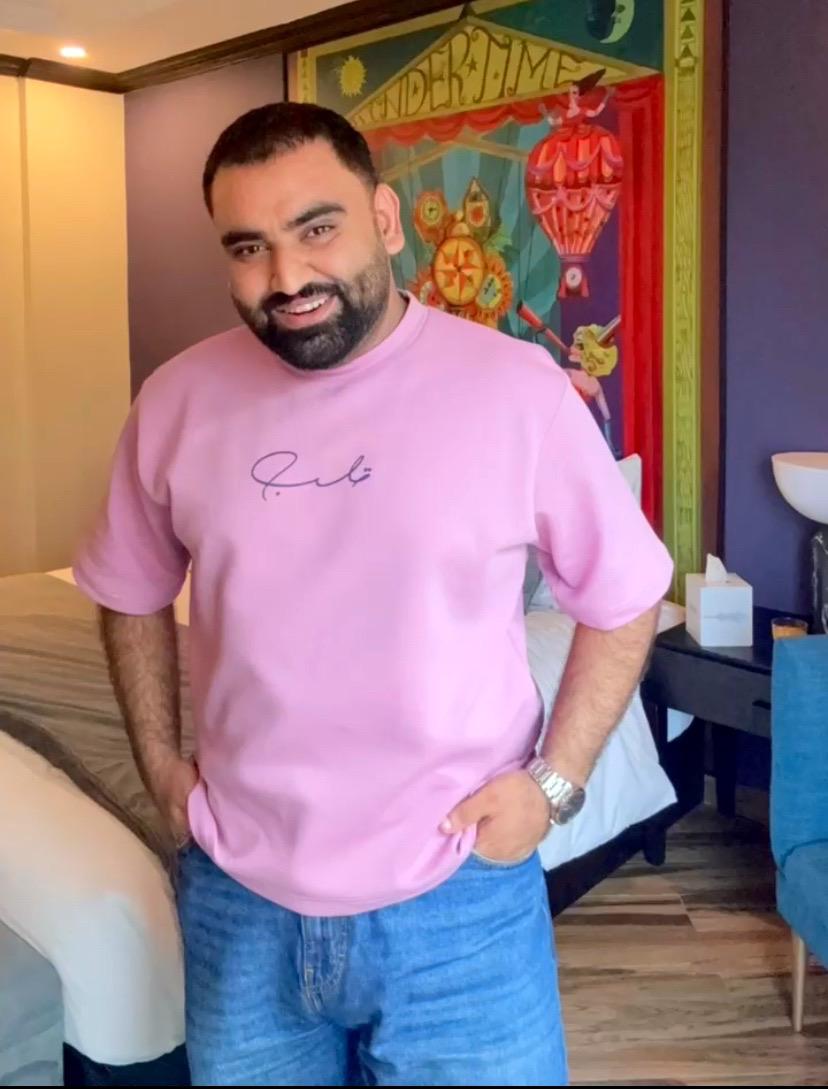 Pink Unisex Oversized T-Shirt