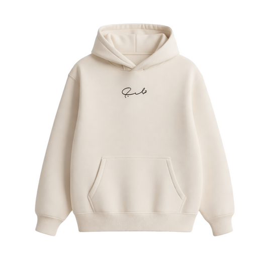 Beige Unisex Oversized Hoodie
